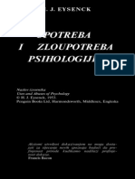 24361540 Eysenck H J Upotreba i Zloupotreba Psihologije