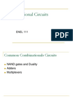 Combinational Circuits: ENEL 111