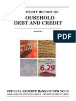 Fed Reserve NY: Household Debt and Credit 4 Q 2013 Feb 2014