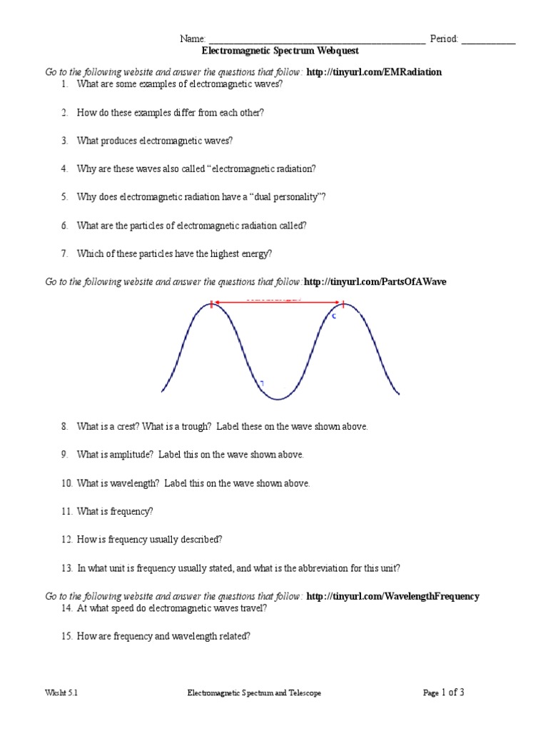 the-electromagnetic-spectrum-worksheet-answers