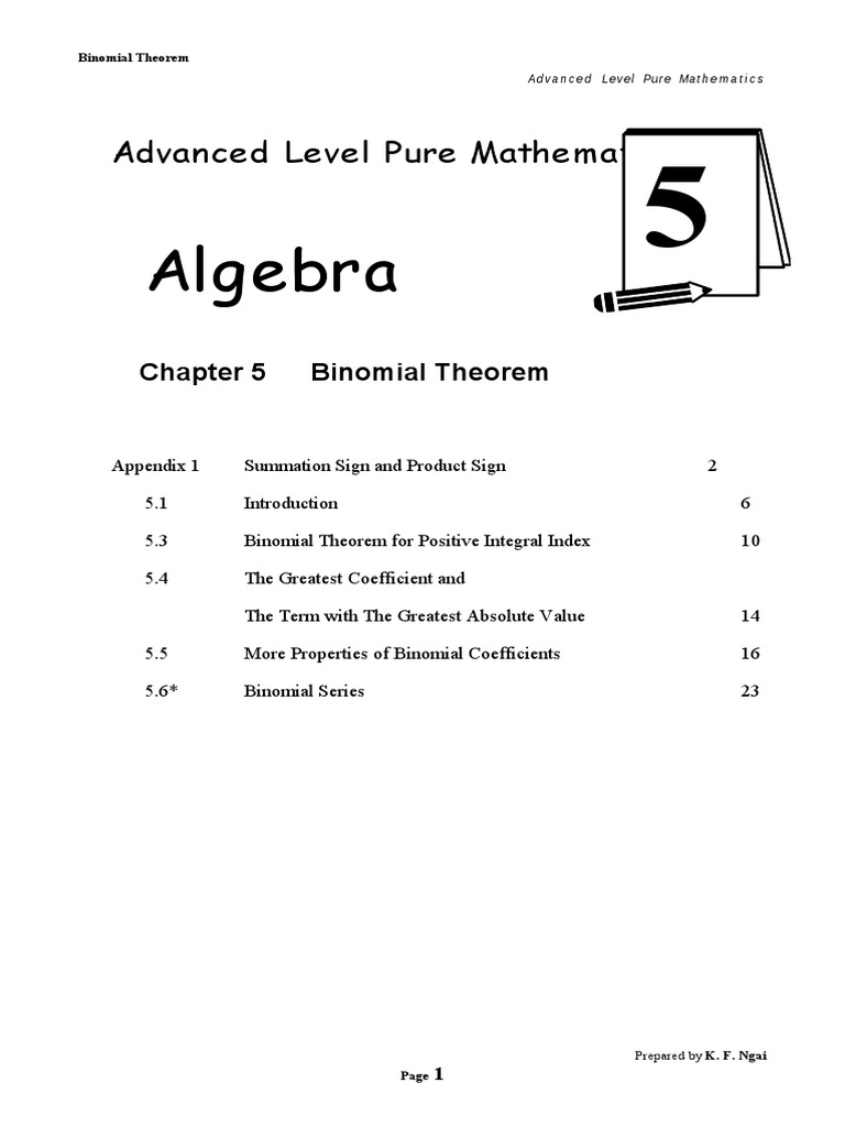 Binomial Theorem | PDF