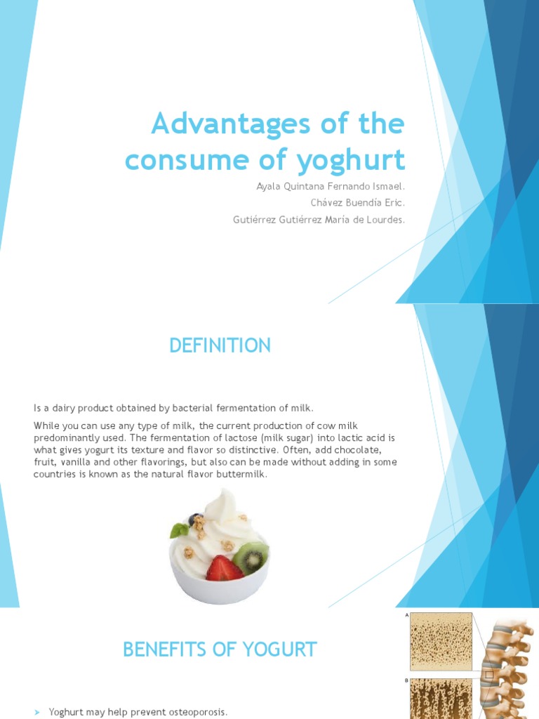 Advantages of The Consume of Yoghurt PDF Yogurt Gut Flora
