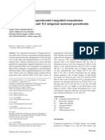 Trypanosoma Cruzi Experimental Congenital Transmission