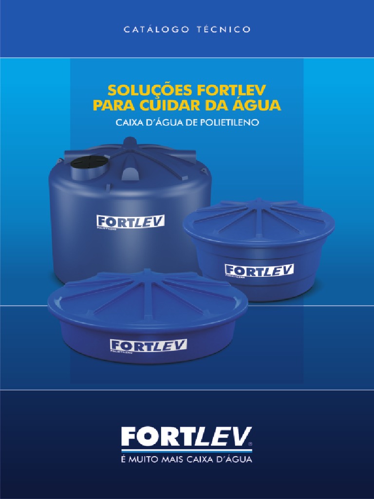Caixas d'água FORTLEV: Tecnologia e Versatilidade | PDF | Brasil ...