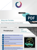 UT #6 Sikap Dan Perilaku