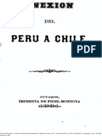 Anexión Del Perú A Chile (1884)