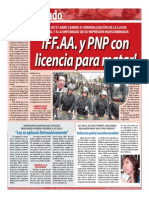 ¡FF - AA. y PNP Con Licencia para Matar!: El Jubilado