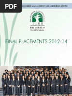 Download TISS HRM PlacementBrochure Final Placement 2012-14 by Shawn Partrido SN210058125 doc pdf
