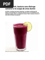 Miracle Drink - bautura care distruge cancerul