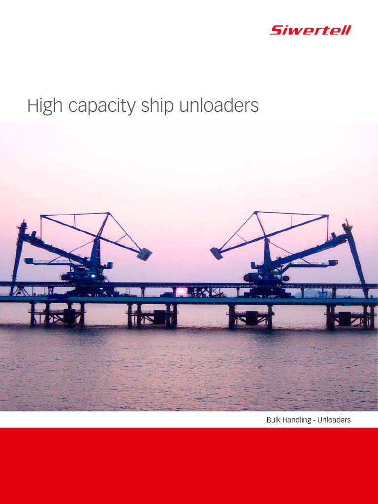 Siwertell Ship Unloader Solutions | PDF | Cargo | Ships