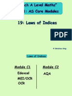 19- Laws of Indices