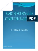 Basic Functional of Computer Hardware