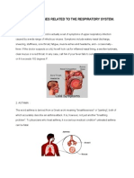 Various Diseases Related to the Respiratory System