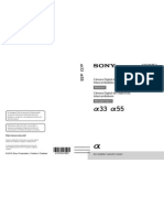 Manual Sony A33 y A55PT