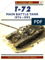 T 72 Main Battle Tank 1974 1993 Zaloga SJ and Sarson P 1993