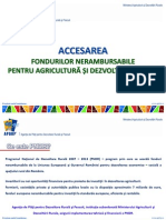 Prezentare APDRP Modalitatea Accesare PNDR 2011