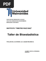 Taller de Bio Estadistica (E)