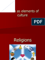 Beliefs As Elements of Culture