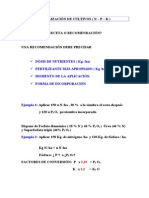 FERTILIZACIÓN DE CULTIVOS