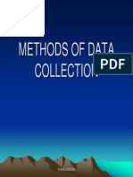 Methods of Data Collection