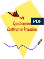 Questionnaire Construction Procedure1