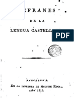 1815 Refranes de La Lengua Castellana