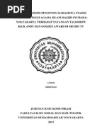 Ilmu Komunikasi-Contoh Proposal Penelitian Kuantitatif