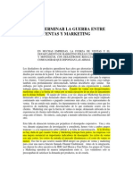 Como Terminar La Guerra Entre Marketing y Ventas - Kotler