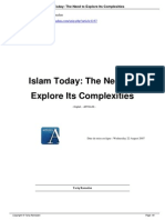 Islam Today The Need To Explore Its Complexities