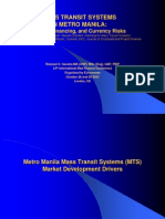 2002 Mass Transit Systems in Metro Manila Market, Financing, And Currency Risks Euromoney London Financing Mass Transit Systems (New Version)