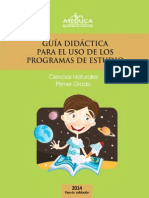 GUIA CIENCIAS NAT 1º 2014