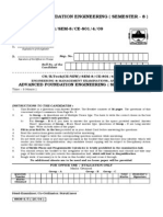 Advanced Foundation Engineering Question Papers of Wbut