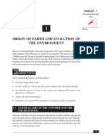 1_Origin of Earth and Evolution of the Environment