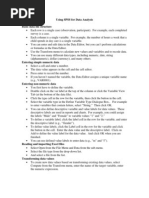 Spss Cheat Sheet