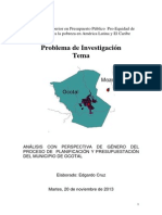 Analisis Con Prespectiva de Género en Ocotal