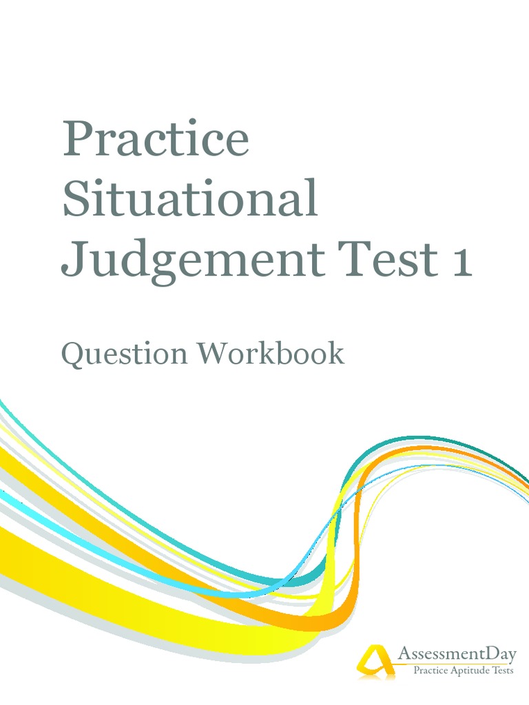 SJT1 Questions PDF Competence (Human Resources) Test (Assessment)