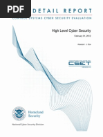 High Level Cyber Security Assessment - Detailed Report