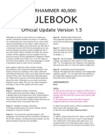 40k Rulebook FAQ Version 1 5 January 2012