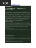 Waldemar Guimarães alimentacao treino musculacao