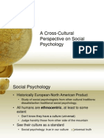 A Cross - Cultural Perspective On Social Psychology-DK
