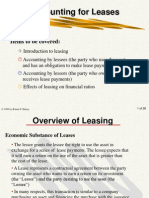 Accounting For Leases: Items To Be Covered