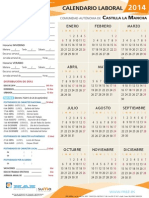 Calendario Laboral: Enero Febrero Marzo