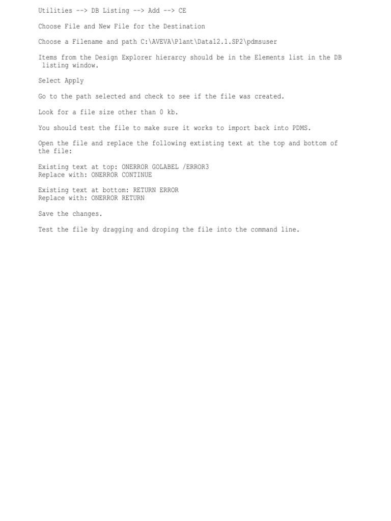 PDMS File Creation and Testing Guide | PDF
