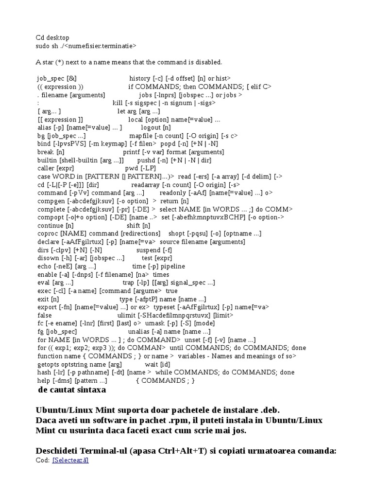 Linux Command Cheat Sheet | PDF