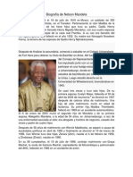 Biografía de Nelson Mandela