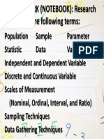 Homework in Statistics (Notebook)