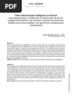 Ciber-informação indígena no Brasil BRANDAO