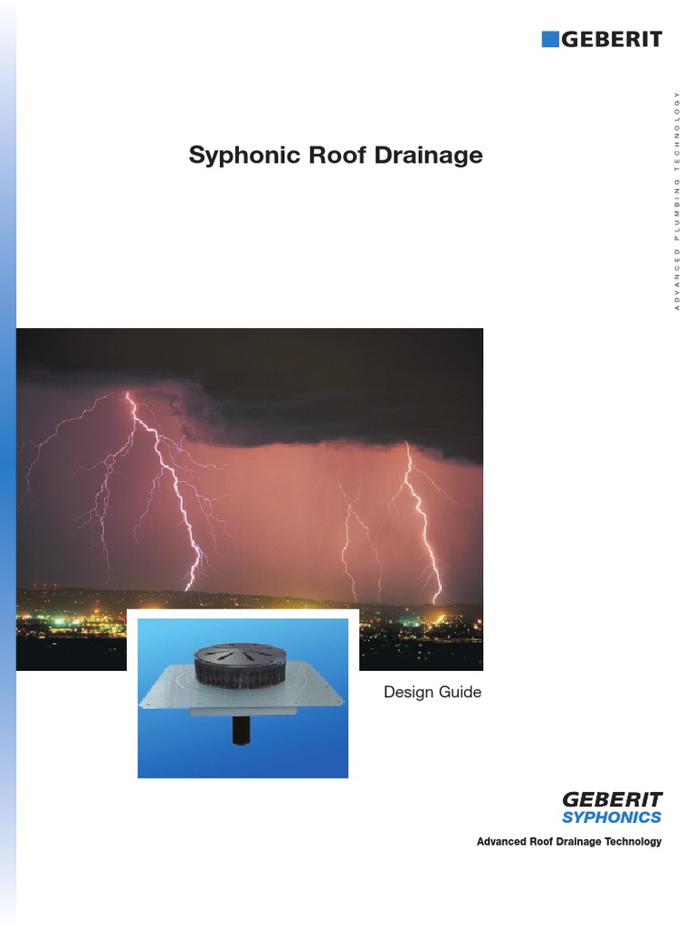 Geberit Syphonic Roof Drainage Guide | PDF | Roof | Track (Rail Transport)
