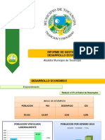 Informe de Gestion Final Desarrollo Economico 2013