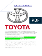 Lean Manufacturing Pada Sistem Produksi Toyota